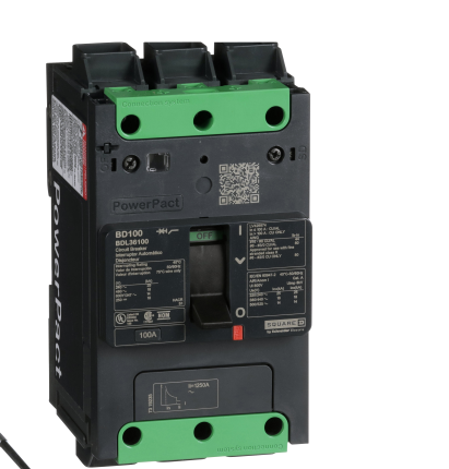 Square D BDL36100 Powerpact Molded Case Circuit Breaker