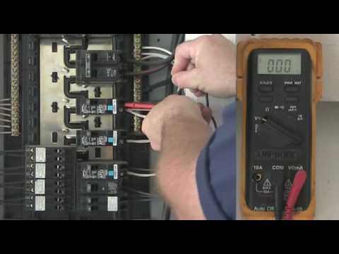 test the circuit breaker with a multimeter