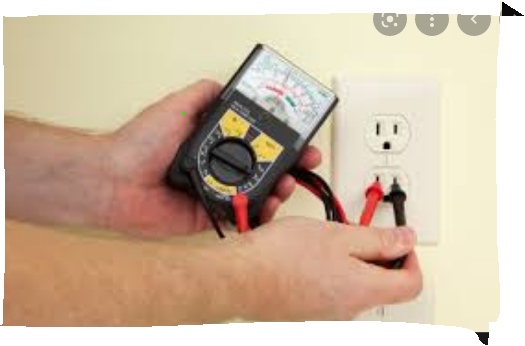 testing the receptacle with a multimeter 