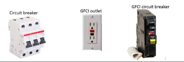 difference between circuit breaker and gfci