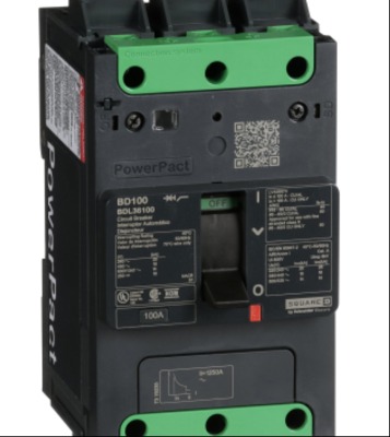 Square D BDL36100 Powerpact Molded Case Circuit Breaker