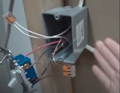 Connect to the first three way switch