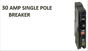 30 amp single pole breaker