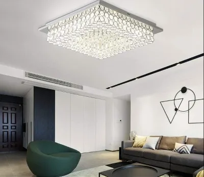 Horisun Minimalist Crystal Chandelier