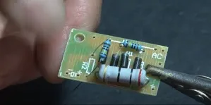 mount the remaining resistors