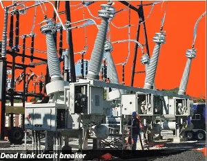dead tank type of circuit breaker